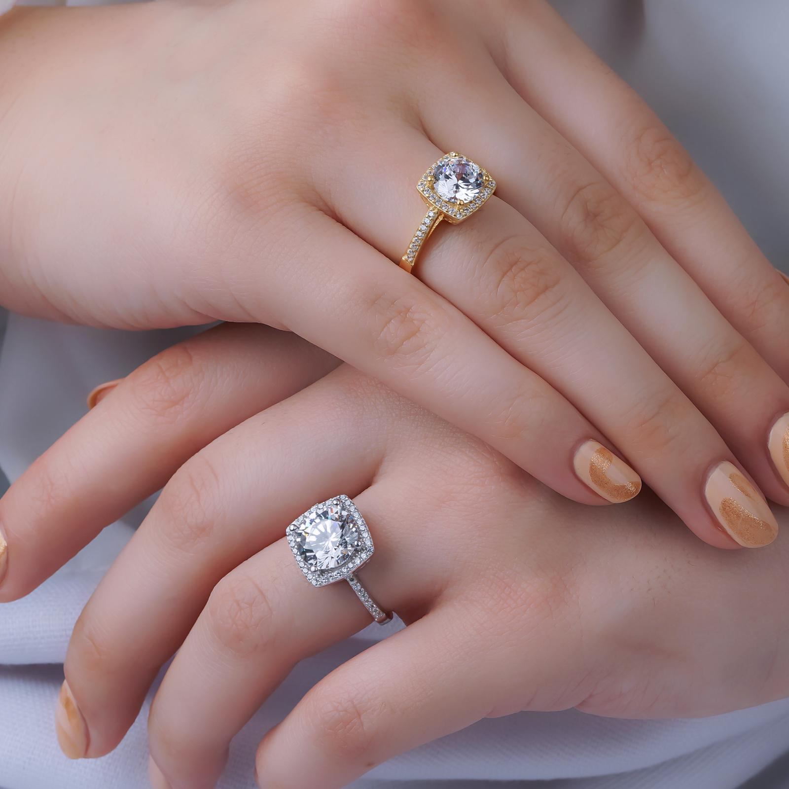 Gümüş Kare Tektaş Modeli Eylül Alyans