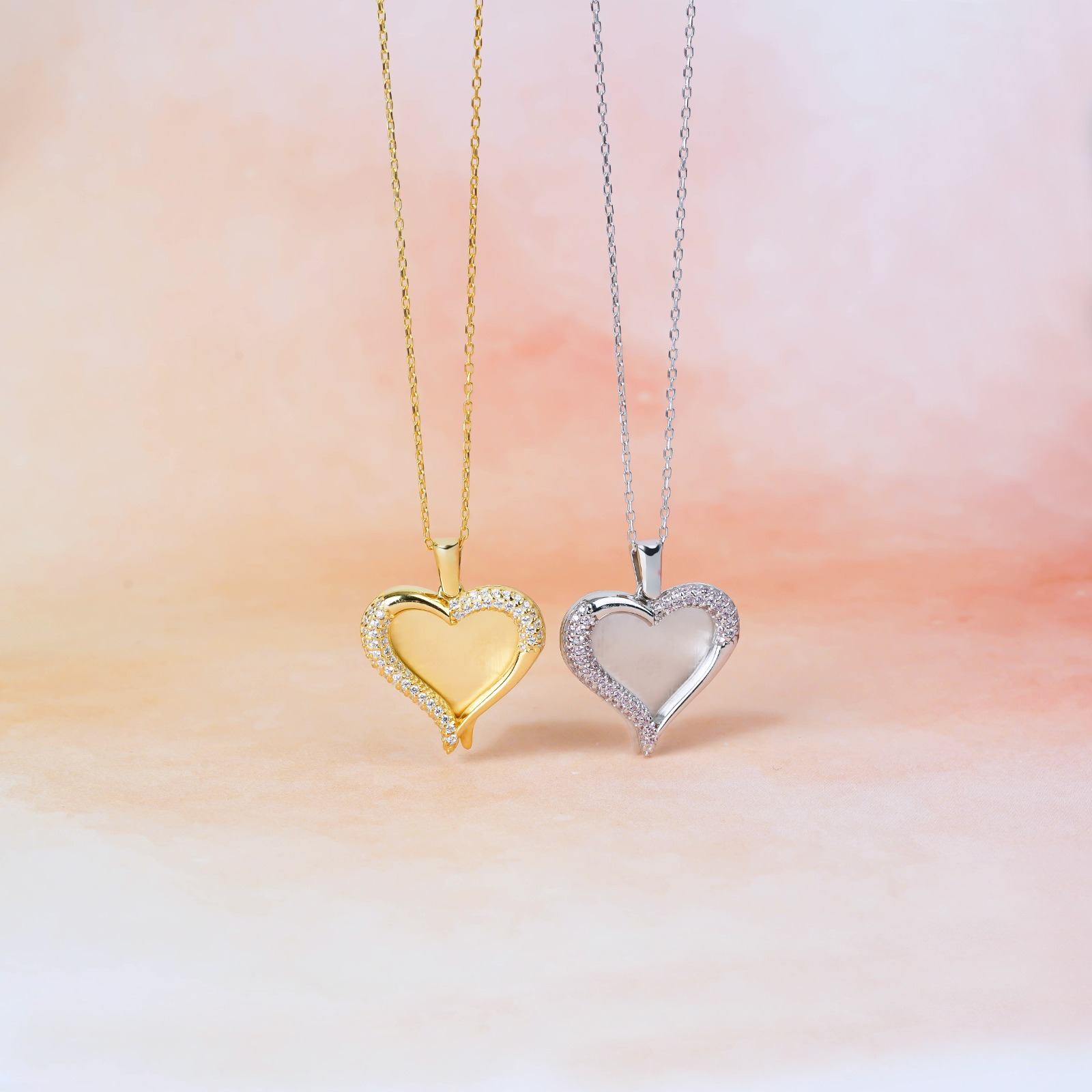 Kalpli Gümüş Kolye Eylül Alyans