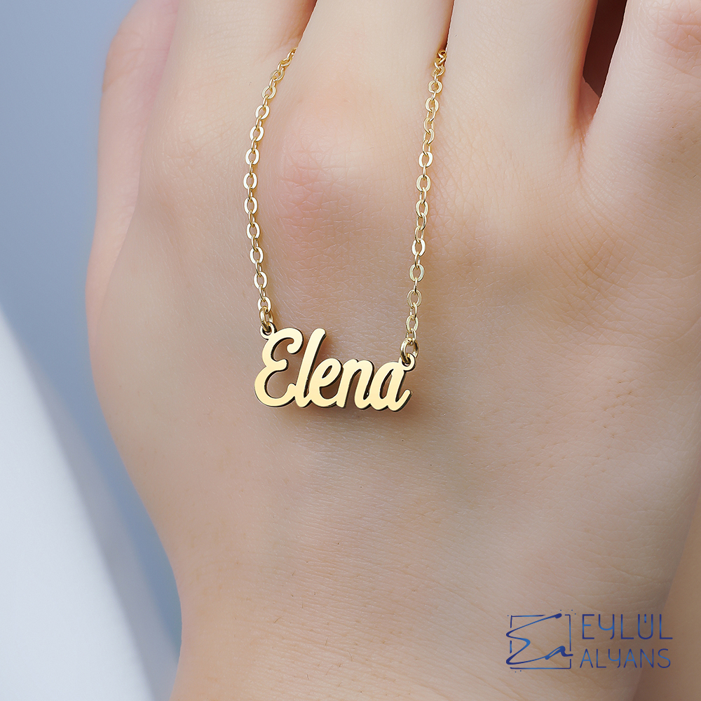 Elena Name Necklaces Eylül Alyans