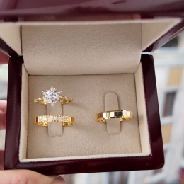 Altın kaplama söz yüzüğü modeli 2026 