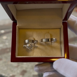 Yeni gümüş söz yüzüğü kombini