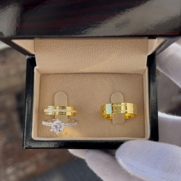 14 ayar altın kaplama söz yüzüğü